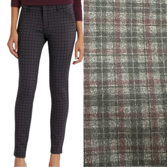 Kut from the Kloth Pants - Kut From The Kloth NWOT Elyse Printed Slim Straight Leg Pant Dark Grey Size 12